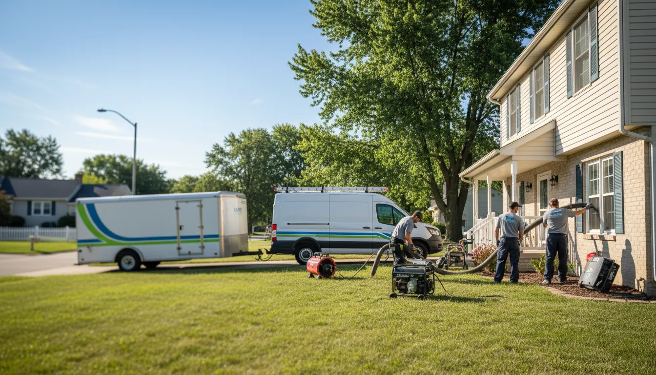 Flooded Basement Restoration And Cleanup With Repair in Grant, NE near me